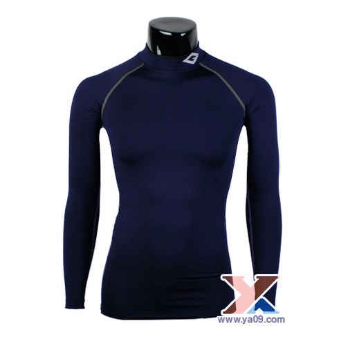 골드이스트 [발열원단사용] 동계 기모스판 언더셔츠 네이비 N