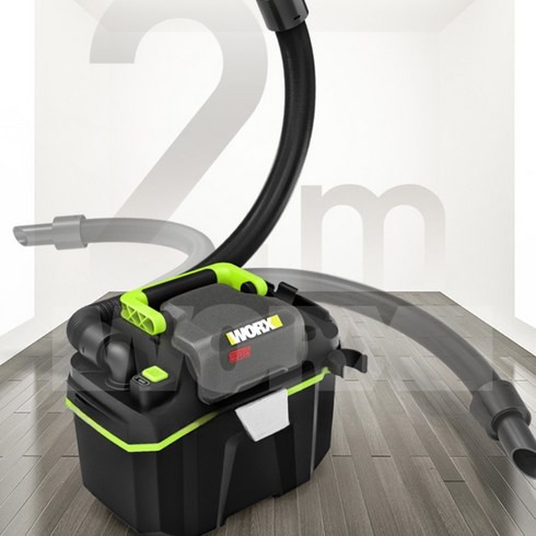 건 습식 겸용 16000PA 8리터 대용량 WORX PRO 충전 청소기 베어툴 WU036.9, 본체