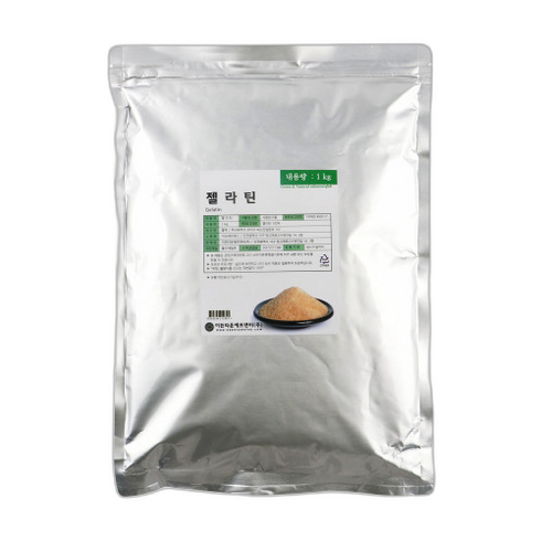 빠른 배송 이든 젤라틴분말 1kg 젤라틴가루 (기프티콘 증정), 1개