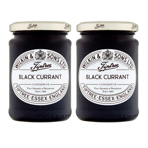 윌킨앤선즈 팁트리 블랙커런트 잼 340g 2개 Wilkin & Sons Tiptree Blackcurrant Conserve