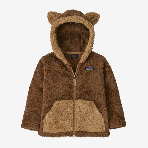 (파타고니아 100%정품) patagonia 베이비 퍼리 프렌즈 후디 베이비 키즈 아동 점퍼 재킷 Moose Brown