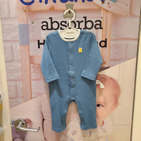 [압소바][해피랜드] 가을 30% /우리아기 첫 외출복으로 입기 좋은 우주복 /실내복부터 외출복까지 하나로 /깜찍한 양말까지 세트로*로키우주복SET*