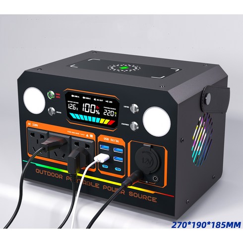 파워뱅크 캠핑 배터리 인산철배터리 캠핑 전원 보조 배터리 220V, 2200W-2500WH