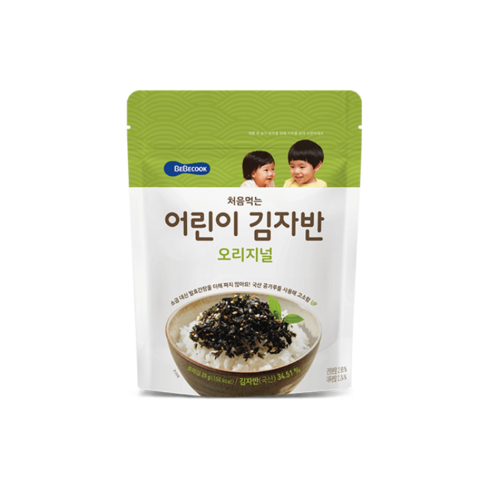 처음 먹는 어린이 김자반, 25g, 3개, 오리지널