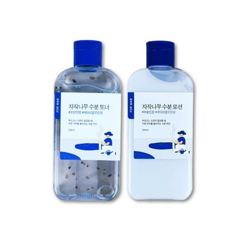라운드랩 포 맨 자작나무 토너/로션 200ml 2종세트 (+클렌저40ml 증정)