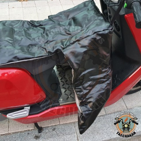 SS PU가죽 방수 무릎 방한워머 겨울용품 담요 배달대행 더차칸 오토바이 스쿠터 바이크, 1개, 블랙