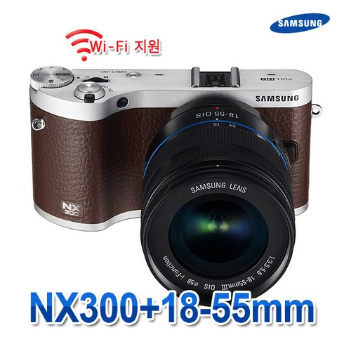 [삼성 정품] NX300 + 18-55mm 렌즈킷 WiFi 미러리스 k, 화이트, 단품