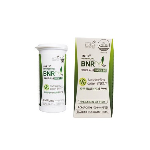 [비에날씬] BNR17 다이어트 유산균 비에날씬, 30정, 6개