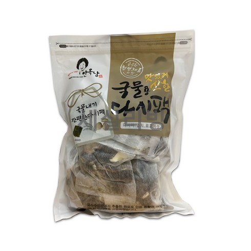 안옥남 맛있게 진한 국물용 다시팩 30p, 510g, 1개