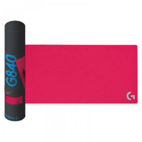 로지텍 G840 XL 장패드 핑크 Gaming Mouse Pad (정품), 1개