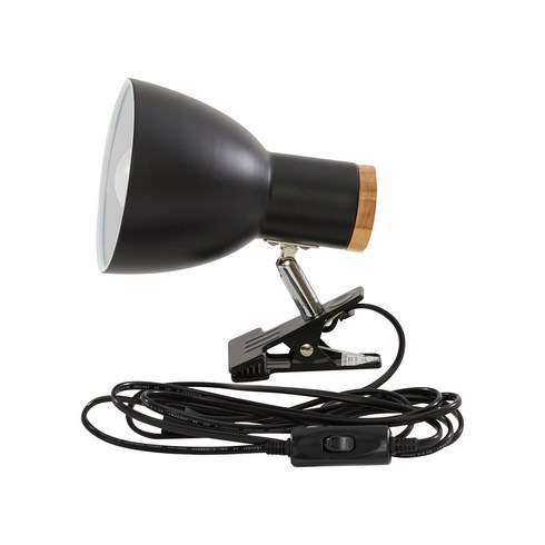 뮤지쿠스 집게조명 (줄 길이 2m 12W LED), 블랙