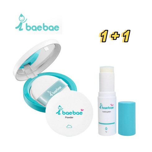 [1+1] 아이베베 수딩 파우더 팩트12g 24g x 수딩밤 9g, 1개, 파우더 24g