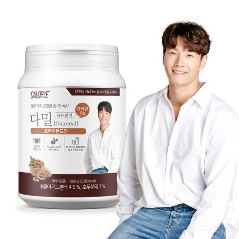 칼로바이 다밀 뉴트리션 단백질쉐이크 호두아몬드맛, 560g, 1개