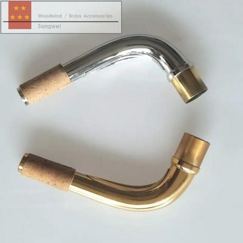 바리톤 색소폰 넥 골드 래커 또는 니켈 도금 21mm 21.5mm 22mm 22.5, [3] Nickel plating22mm