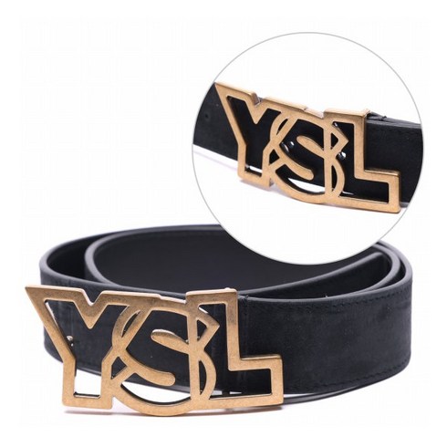 [생로랑] 남성 YSL 로고 벨트 (274609_C0W0G_1000)