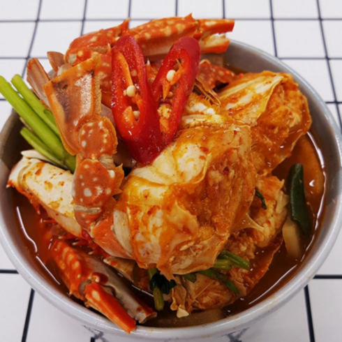 꽃게탕 생신상메뉴 생일 집들이 음식 소주안주 반찬 밀키트 술안주 가족모임음식, 1개, 1kg