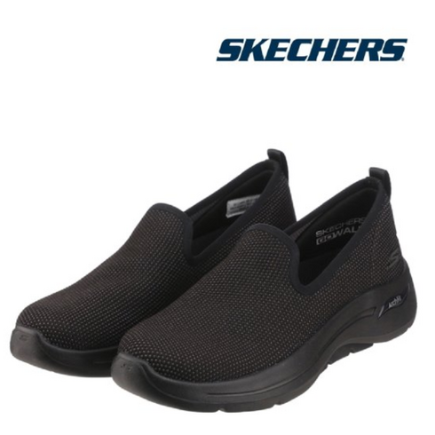 2023년 가성비 최고 스케쳐스 여성용 아치핏 워킹화 - 스케쳐스 고워크 아치핏 여성 슬립온 워킹화 발바닥편한 아치무너짐방지 오래신어도편한 #올블랙
