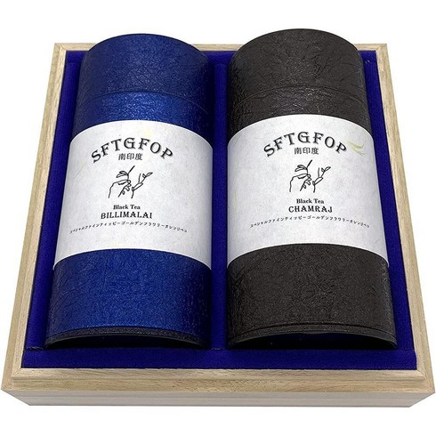 SOUTH INDIA TEA HOUSE 일본직구 니루기리 티 톱 그레이드 SFTGFOP (100g x 2캔) 기프트 남인디아 티하우스, 수량, 상세참조, 2개