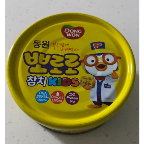 데일즈기획 동원 뽀로로 키즈 참치, 100g, 5개