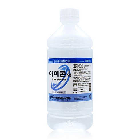 아이콘액 - 대한약품 아이콘액 1000ml 3개 콘택트 렌즈 세척액, 1L