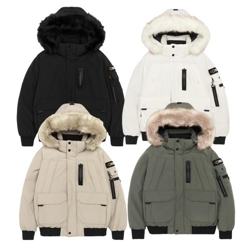 2023년 가성비 최고 n224usw901 - 정품 내셔널지오그래픽 N224MDW930 남성 타루가 퍼 트리밍 후디 구스다운 점퍼 CARBON BLACK