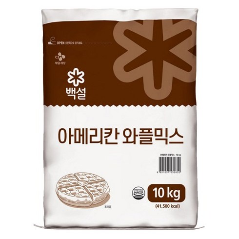 아메리칸와플믹스 - 백설 아메리칸 와플믹스 10kg / 홈베이킹 방학 간식, 1개