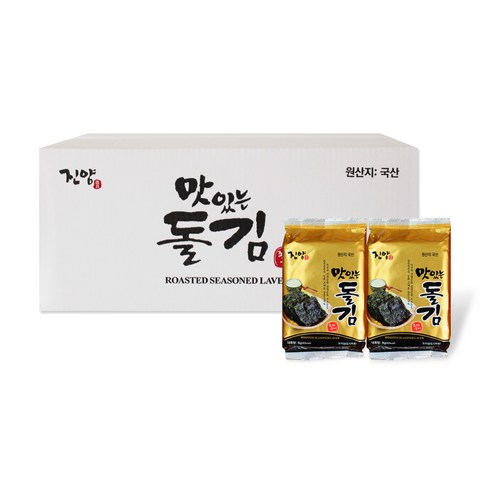 면)돌김20p지함 - 진양 맛있는 돌김 8g x 40봉, 40개