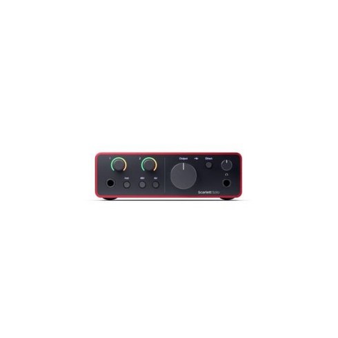 스칼렛솔로4세대 - 모니터 스피커 마이크 Focusrite Scarlett Solo 4세대 USB 오디오 범용와 Mic Pre AMS-SCARLETT-SOLO-4G