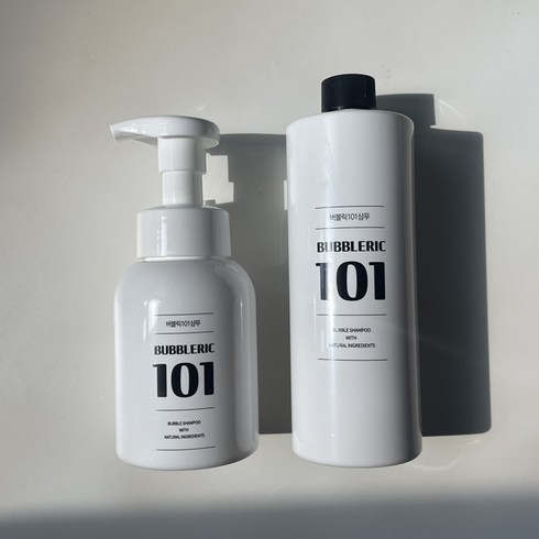 버블릭101 - 버블릭 101 두피가려움 샴푸 본품 300ml + 리필 500ml 세트[의성마늘 함유], 1개