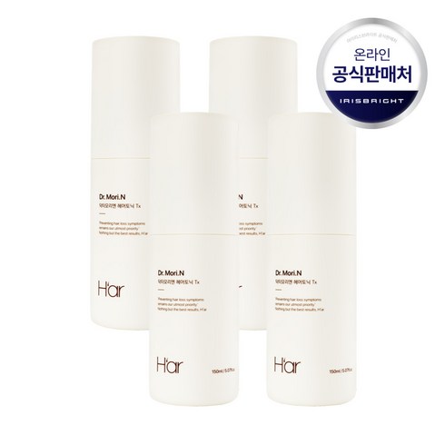 하아르닥터모리엔 - 하아르 닥터모리엔 탈모증상완화 도움 기능성 헤어토닉, 4개, 150ml