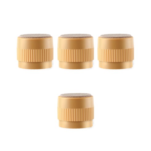 가구다리 높이조절 발받침 50mm 4p, 우드, 4개