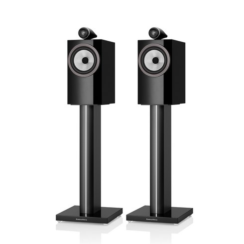 B&W(비앤더블유) 705 S3 북쉘프스피커 + 전용스탠드, Gloss Black, Black