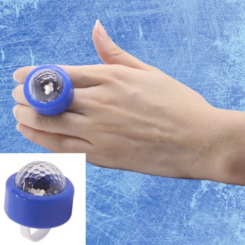 LED 발광 손가락등 장난감 무대 명절 분위기 장식등 노래방 생일파티 플래시등, 블루, 0.2W, 1개