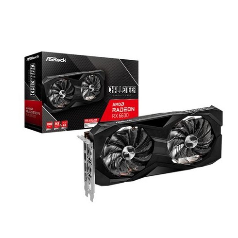 rx6600 - ASRock 라데온 RX 6600 CHALLENGER D D6 8GB 대원