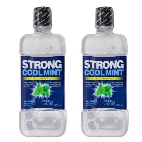 노브랜드스트롱민트 - 노브랜드 스트롱쿨민트 구강청결제 800ml Strong Cool Mint Mouth Cleaner 800 ml x2개, 1