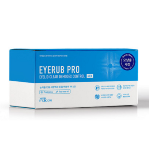 제로마케어 아이럽 프로 아이리드 클리어 데모덱스 컨트롤 코튼스틱, 60개입, 1개