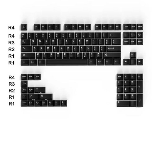 gmk wob bow p5 - GMK 일루션 WOB BOW P5 Wavez 8008 클래식 블루 모던 돌치 라이트 키캡 ABS 더블 샷 체리 프로필 1 세트, 한개옵션2, [03] WOB 121 keys, 한개옵션1