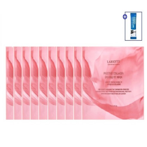 라비오뜨 프레스티지 콜라겐 더블핏 마스크+프로바이오틱스1포, 10매