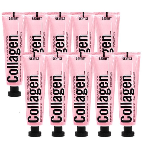 젠티스트 투엑스 치약 핑크, 100g, 10개