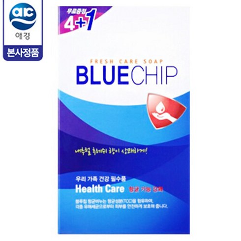 애경 [애경] 블루칩 세안 비누 100g 5입 x 1개 (총 5개), 5개
