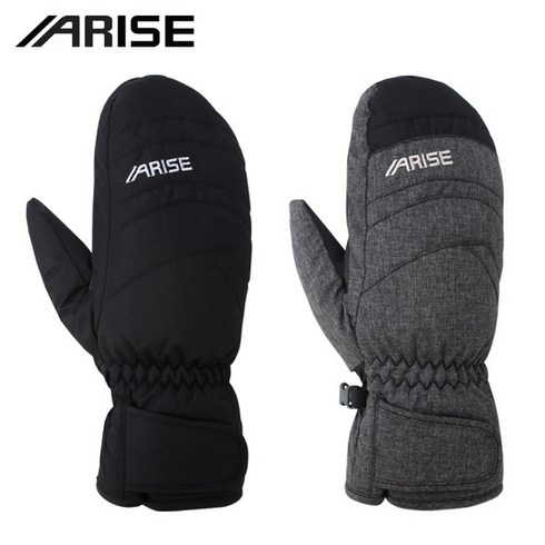 2023년 가성비 최고 awga021 - 어라이즈 AWGA021 성인 주니어 스키 보드 벙어리장갑, 블랙M