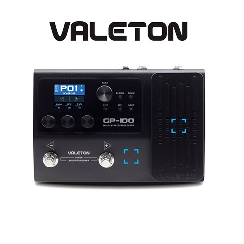 베이스멀티이펙터 - VALETON 베일톤 GP100 멀티이펙터 일렉 베이스 겸용, 1개