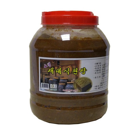 재래식전통시골집된장강원도태백횡성찌개된장14kg - 장현식품 고령 국산 콩 맛있는 재래된장 재래식 된장 찌개용 시골 전통 집된장 4.5kg, 1개