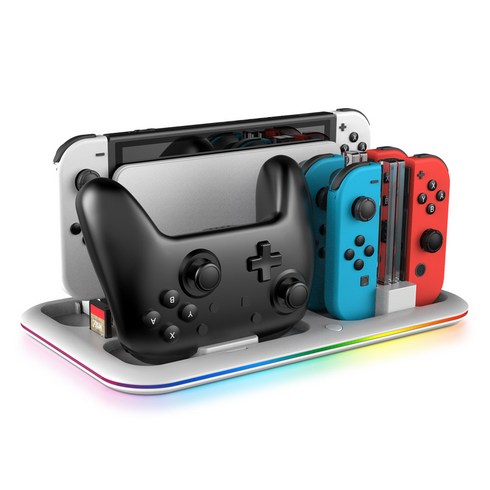 조이트론 닌텐도 스위치 LED 차징 스테이션 멀티 충전기, JTSW-184, 1개