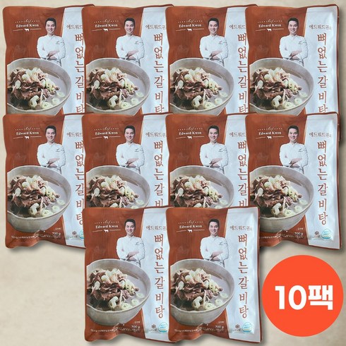 뼈없는갈비탕 700g10팩 - 에드워드권 뼈없는 갈비탕 10팩, 700g, 10개, 단일상품_기타_상세페이지참조