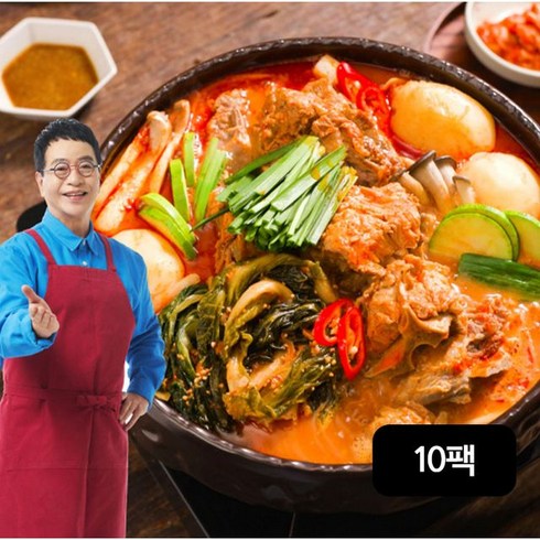 김하진 김하진의 한돈 감자탕 700gX10팩, 단일옵션, 10팩, 700g