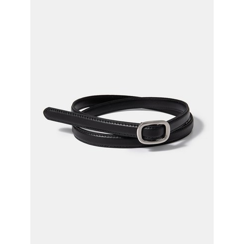 halden벨트 - Halden (W) simple slim belt (T008_black)