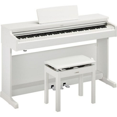 야마하 YDP-165 디지털 피아노 풀세트 (의자&헤드폰&송북 첨부), WH 화이트