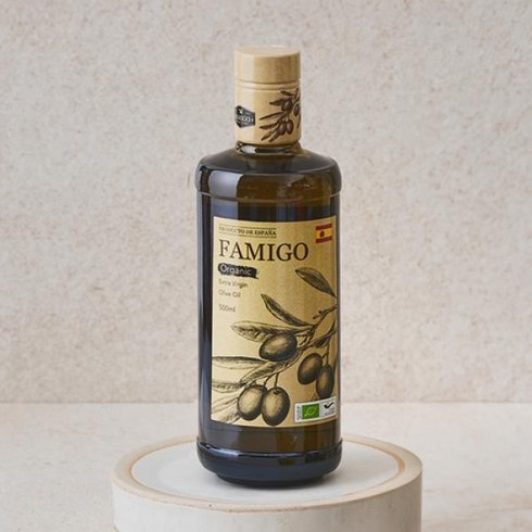파미고 스페인 엑스트라버진 올리브오일 500ml*2병(2입 1세트), 2개, 500ml