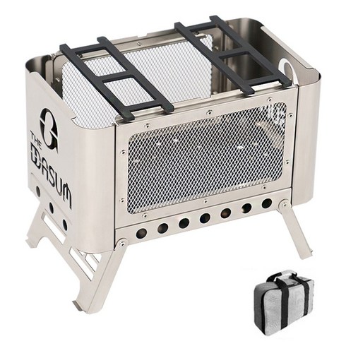 2023년 가성비 최고 미니맥스타닥 - 더따슴 캠핑 화로대 불멍 접이식, 1세트